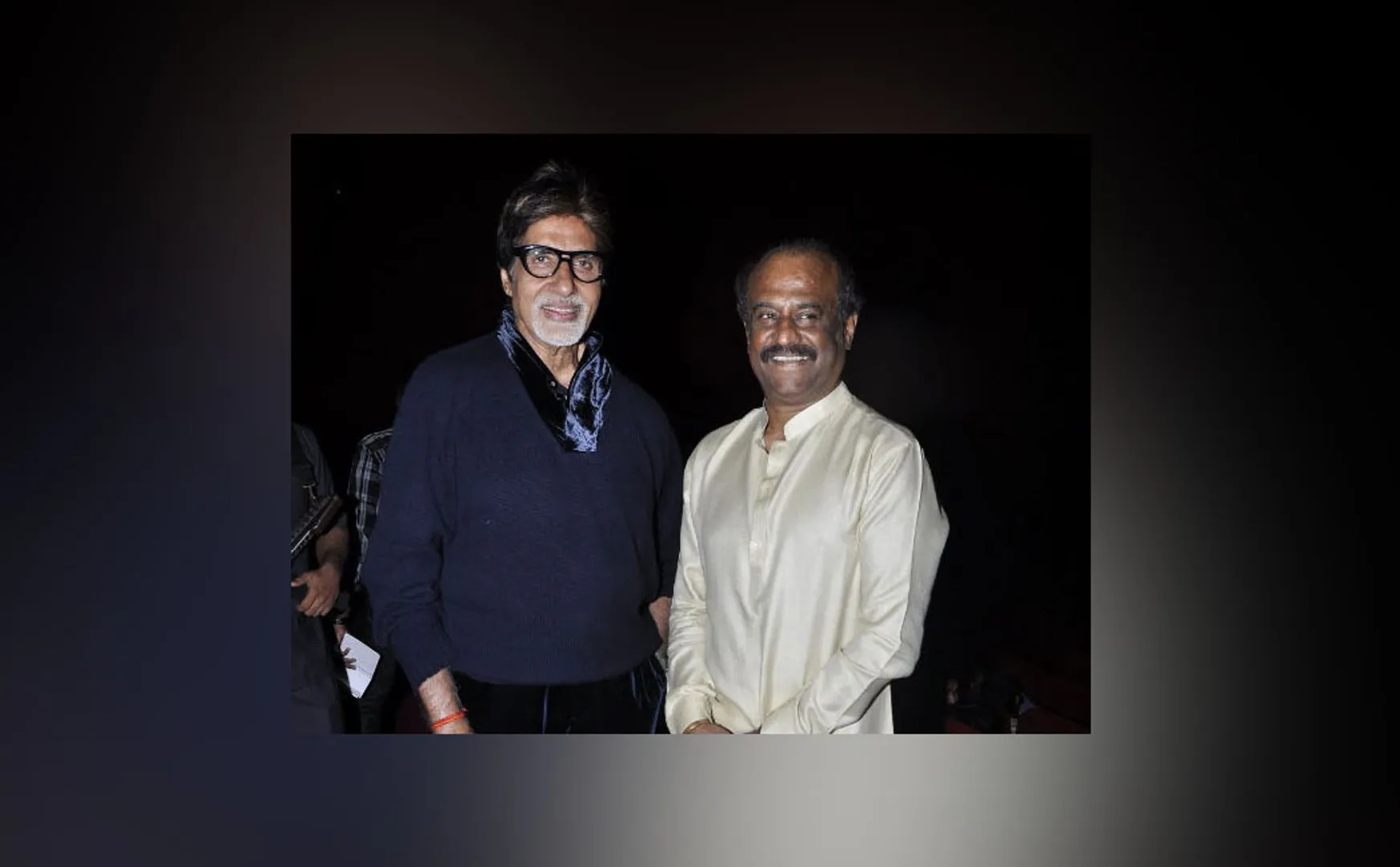bollywood actor amitabh bachchan telephone conversation actor rajini 